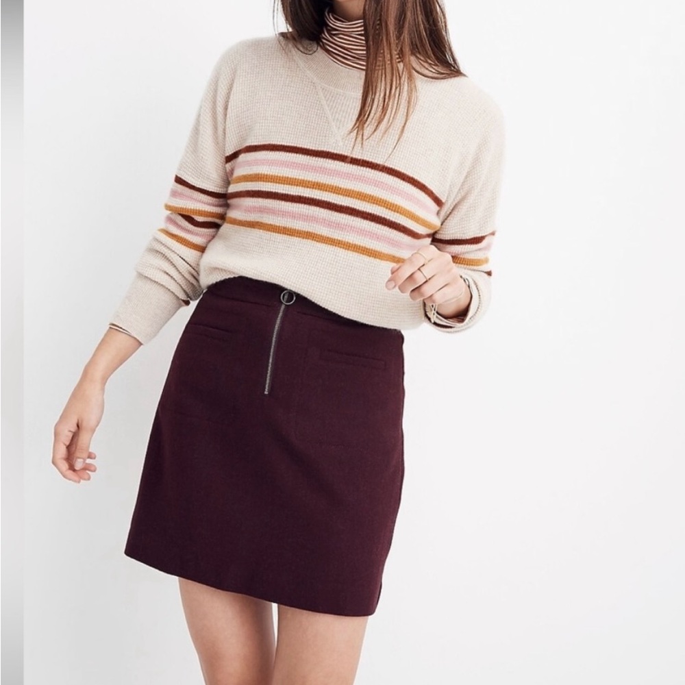 Madewell Fireside Mini Skirt, Size 2